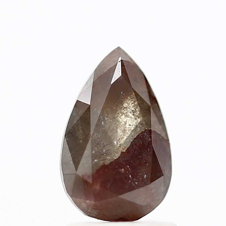 Salt and Pepper Diamond Fancy Brown Color 1.17 CT 9.10 x 5.80 x 3.05 MM Pear Cut Diamond! Natural Loose Diamond ! Christmas Gift for Her